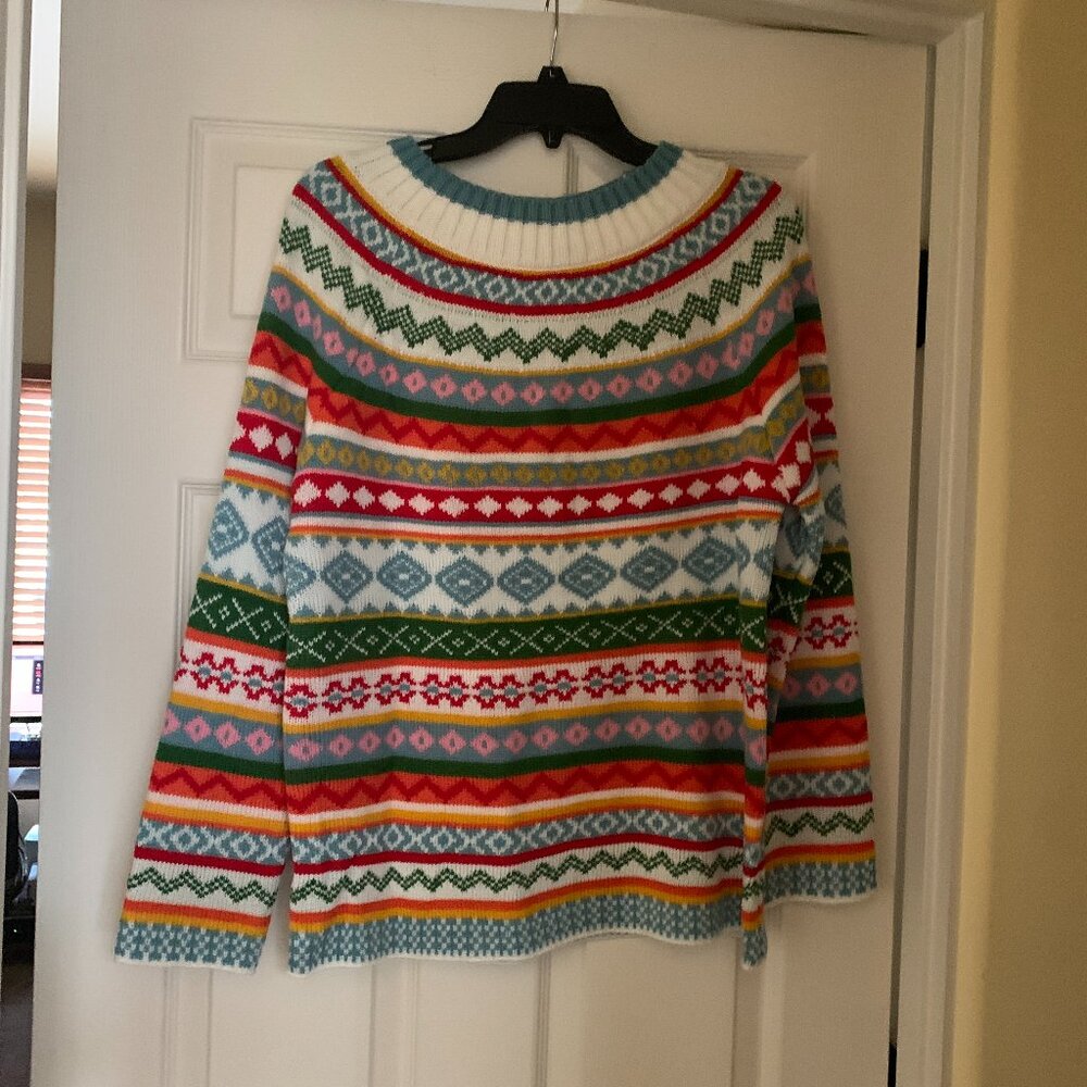 Colorful Pullover Women's Sweater